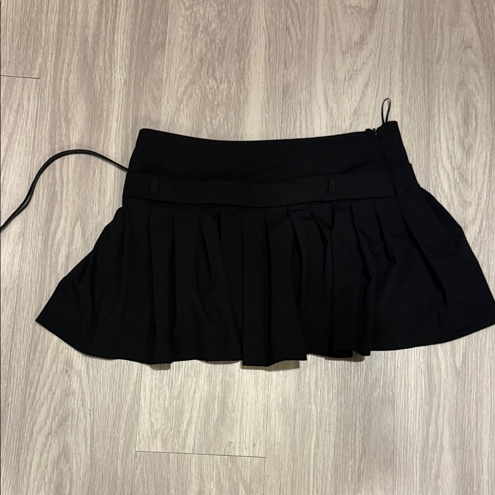 Zara Black Mini Skort